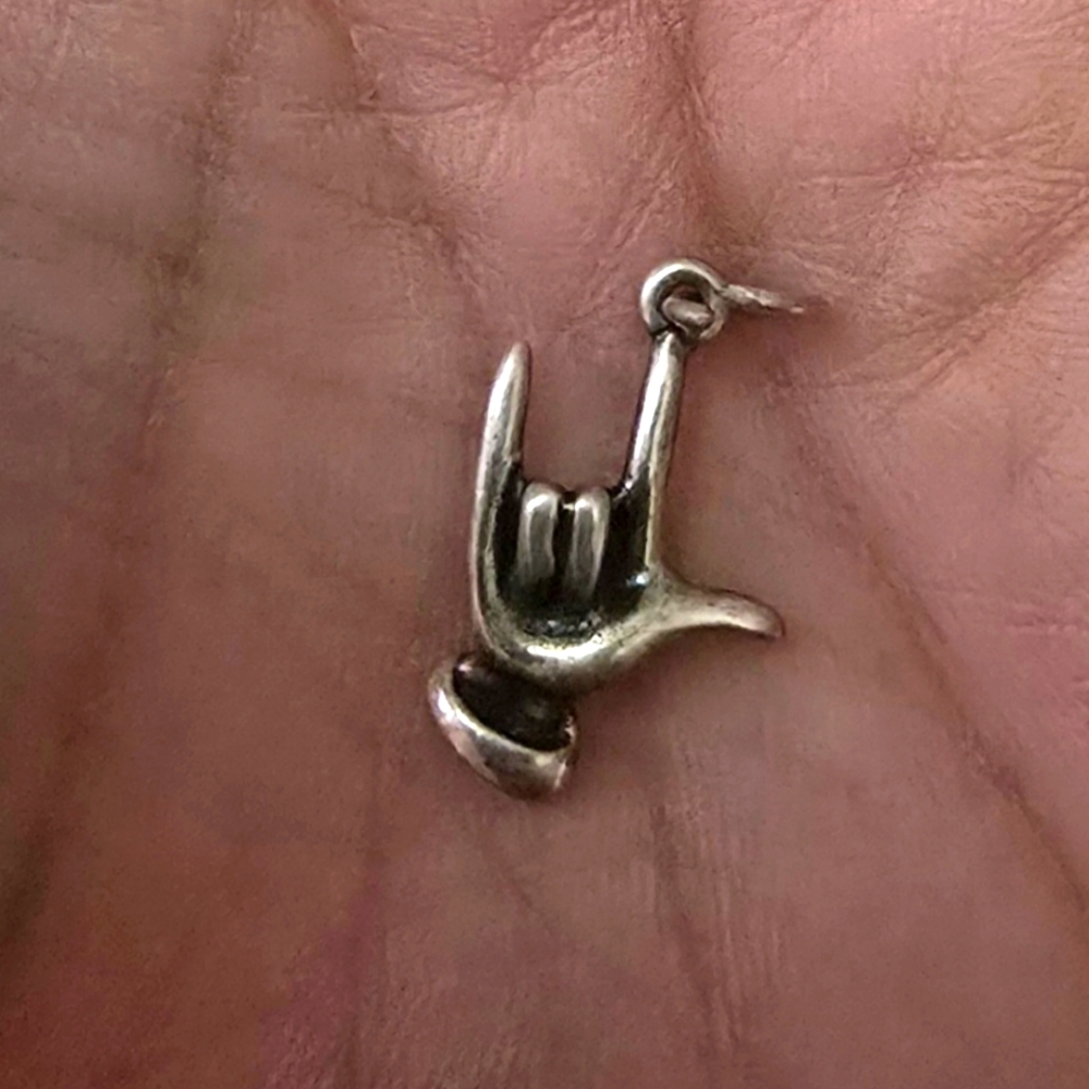 James avery I love you hand sign